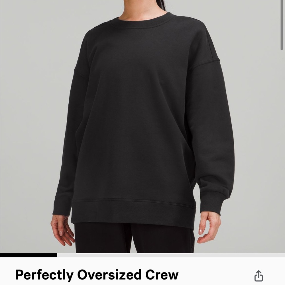 Lulu perfectly oversized crew